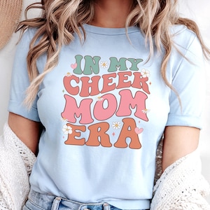 In meiner Cheer Mom Era Shirt | Groovy Cheer Mama T-Shirt | Commitment Spirit Squad Tshirt