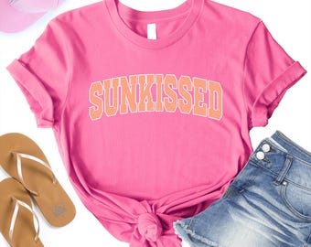 Sunkissed Shirt | Beach Vacation Tee | Summer Graphic Top | Coastal Vibes Gift