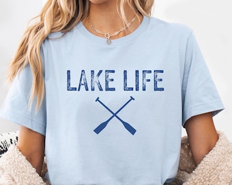 Lake Life Shirt | Boating Oars Tee | Cabin Weekend Top | Vacation Vibes Gift