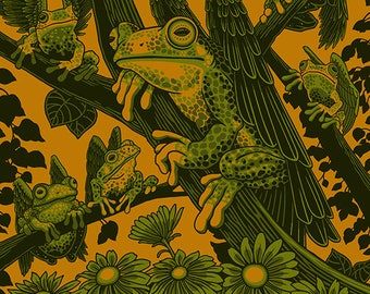 Les Claypool's Fearless Flying Frog Brigade | 7.3.23 St. Paul, MN | 18x24 Gigposter
