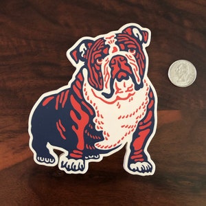Bulldog Vinyl Sticker