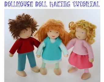 Dollhouse Doll Making Tutorial PDF - Instant Download