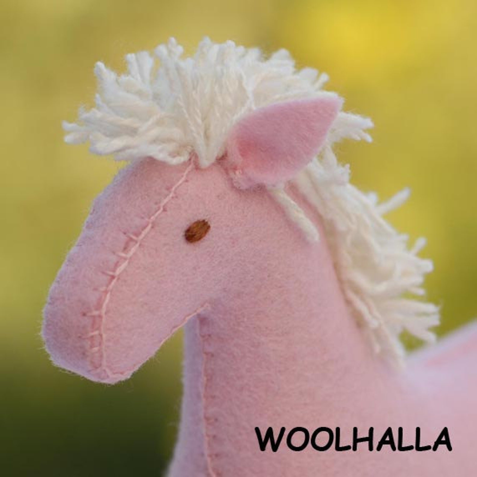 Felt Horse Pattern PDF Instant Download Etsy