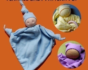 Flannel Baby  A First Doll Pattern PDF, Waldorf Baby, Waldorf Toy, Sewing Pattern, Instant Download