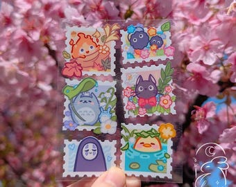Ghibli Inspired Stamp Stickers