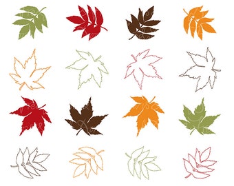 Fall Clip art images, Leaf clip art, Autumn clipart, royalty free clip art -- Instant Download