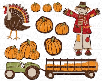 Fall Clip art images, Autumn clipart, royalty free clip art -- Instant Download