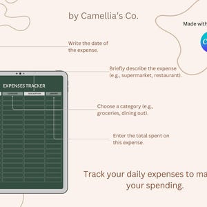 Digital Financial Planner Budget Tracker Expense Log Savings Tracker ...