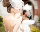 Ivory Wedding Veil -- Classy Bubble Veil Available in other shades