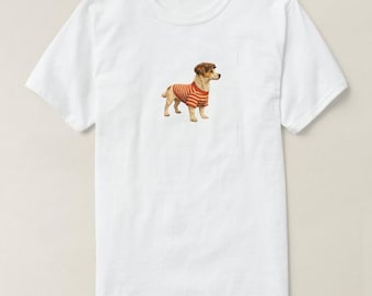 Vintage jack russel dog t-shirt