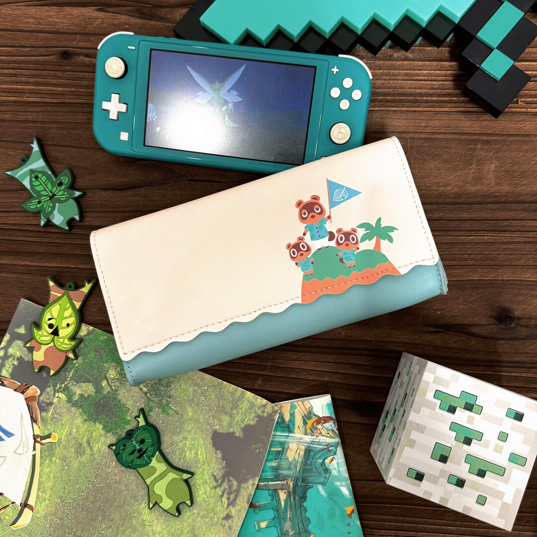 Leather Carrying Case for Nintendo Switch Lite With Game Card ...