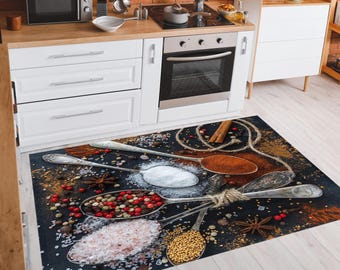 Special Kitchen Rug, Colors Handmade Personalize Home Decorative Special Design, Popular rug, Vibrant Printed Kitchen Rug, Gift For Kitchen
