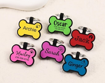 Personalized Silent Silicone Dog Tag: Custom Pet ID