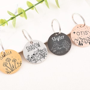 Engraved Dog Tag Personalized Dog Tag Dog Collar Tag Personalized Cat Tag Custom Cat Collar Tag Cat ID Tag Dog ID Tag Dogs