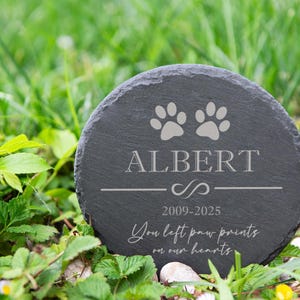 Custom Pet Memorial Garden Stone,Personalized Dog Memorial Stone,Cat Memorial Stone,Stone Pet Remembrance,Engraved Pet Tribute,Pet Loss Gift