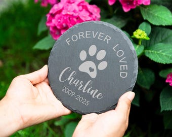 Personalized Pet Memorial Grave,Custom Pet Memorial Stone,Pet Grave Marker,Engraved Pet Grave Stone,Pet Memorial Gift,Dog Sympathy Gift