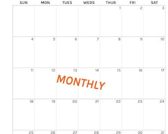 2026 Supernote Nomad Planner: Sunday Start, Minimalist Design, OPTIMIZED for LEFT Toolbar (PNG Digital Download)