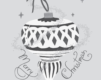 Merry Christmas Holiday Vintage Ornament Screensaver Supernote Nomad A6X2 version1