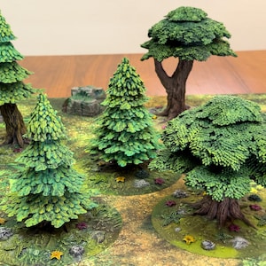 Modular Trees for Tabletop Games — Modular Trees Collection by Fat Dragon Games