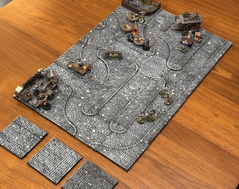 Village Street Tiles: Terreno para juegos de rol de mesa de Fat Dragon Games