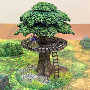 Tree Fort Add-On for Tabletop Games — Modular Trees Collection by Fat Dragon Games