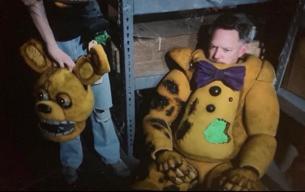 FNAF Movie William Afton Springlocked Inside Yellow Rabbit/spring ...