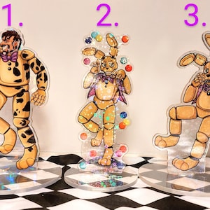FNAF: William Afton/Spring Bonnie Dubbelsidiga Akryl Standees