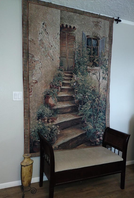 Tenture Murale Roger Duvall – Villa Italienne Toscane 52 X 76 Cm