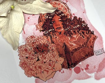 Interview with the Vampire inspired Claudia print