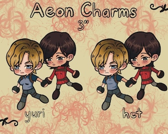 Resident Evil Ada Leon inspired Charms & Stickers