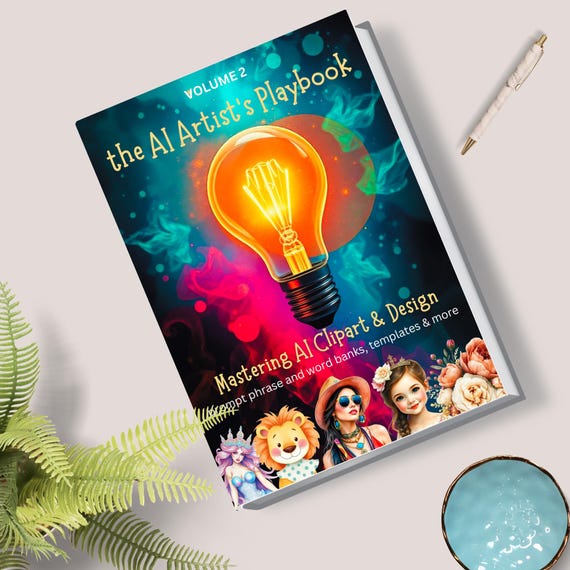 The AI Artist’s Playbook | AI Art & Clipart Guide – Prompting, Word Banks, Templates and Troubleshooting for Digital Creators, Volume 2