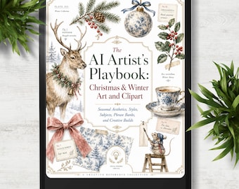 Christmas and Winter Art and Clipart Creator Playbook | Digital Design Reference Guide