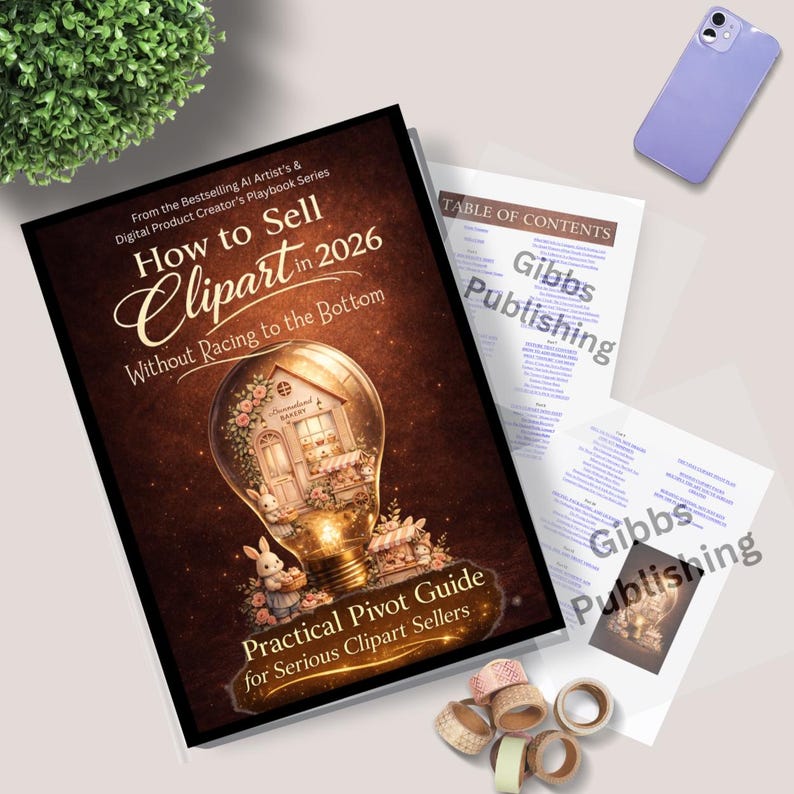Hur man säljer clipart år 2026 | Etsy säljguide för digitala produkter | Clipart-prissättning och paketstrategi bild 3