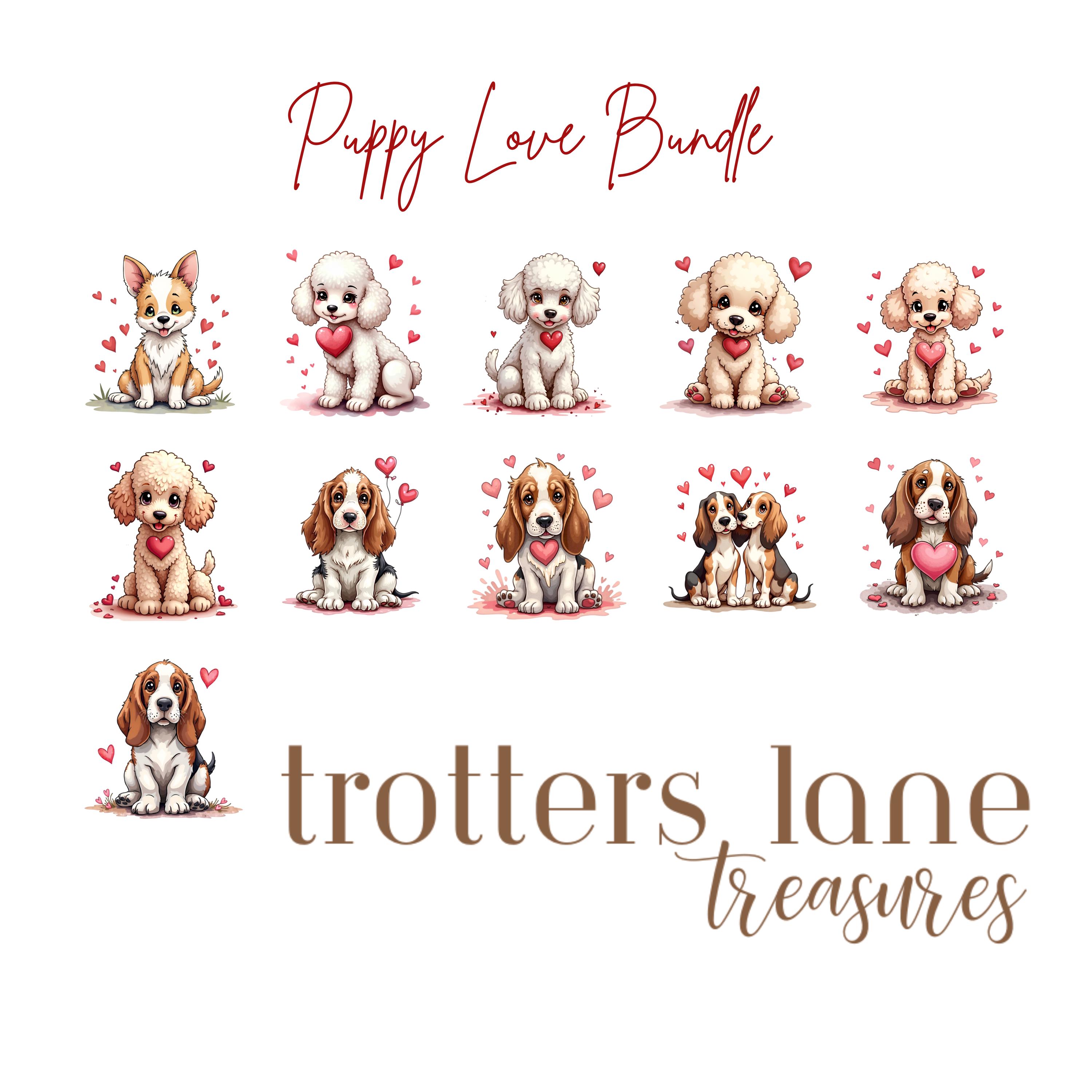 Valentines Clipart Bundle | Watercolor Love PNG | Heart Wreath ...