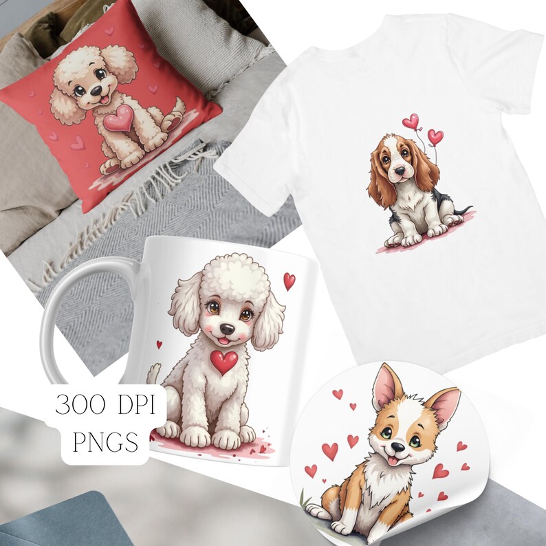 Valentines Clipart Bundle | Watercolor Love PNG | Heart Wreath ...