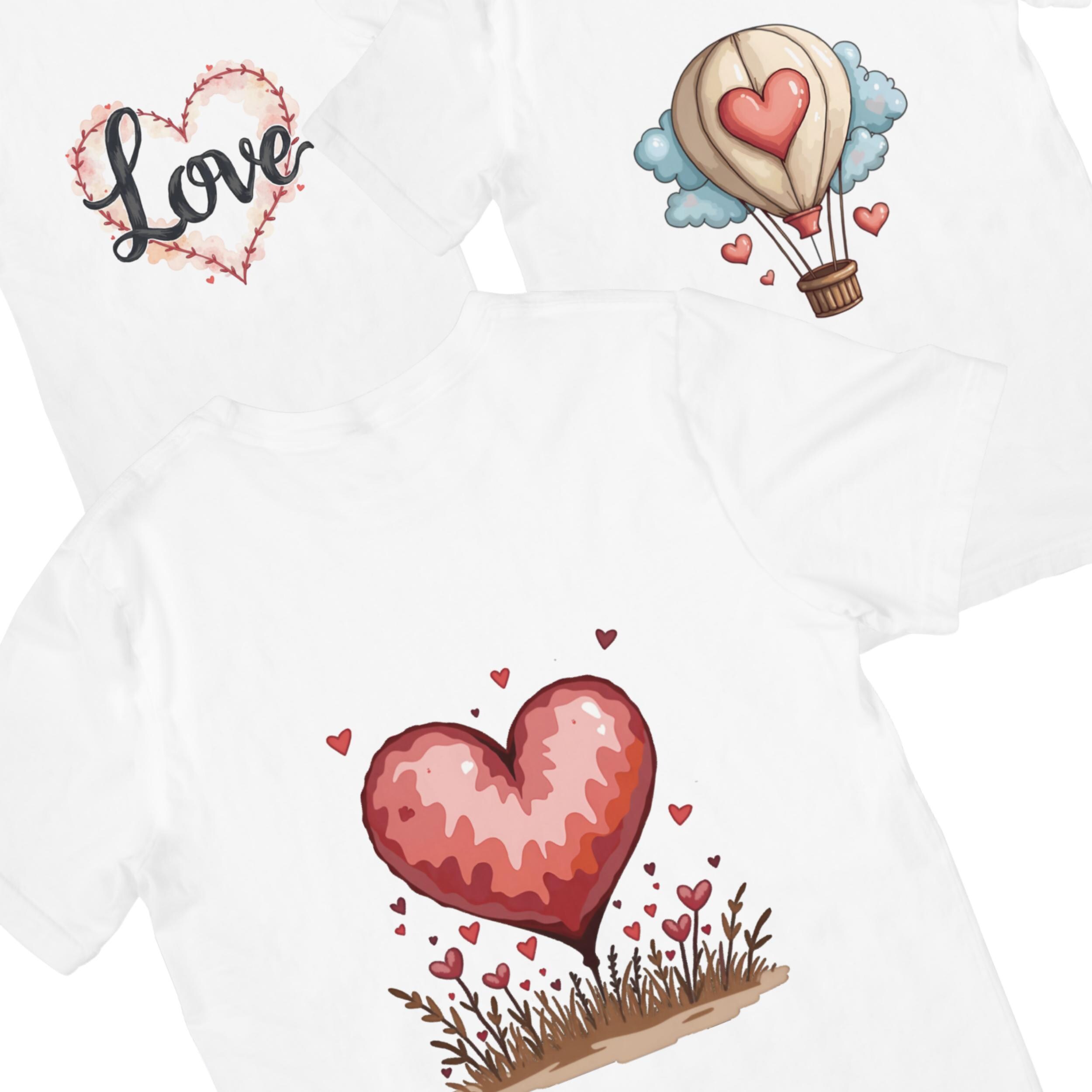 Valentines Clipart Bundle | Watercolor Love PNG | Heart Wreath ...
