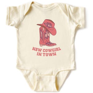 Cowgirl Baby Onesie®, Western Baby Shower Gift, Baby Girl Onesie®, Funny Coming Home Outfit, Cowgirl Baby Announcement, Western Girl Shirt