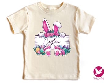 Custom Easter Day Bunny Toddler Shirt, Easter Gift For Kids, Easter Day Rabbit Kids T-shirt, Happy Easter Bunny Baby Tee, Easter Sweatshirt
