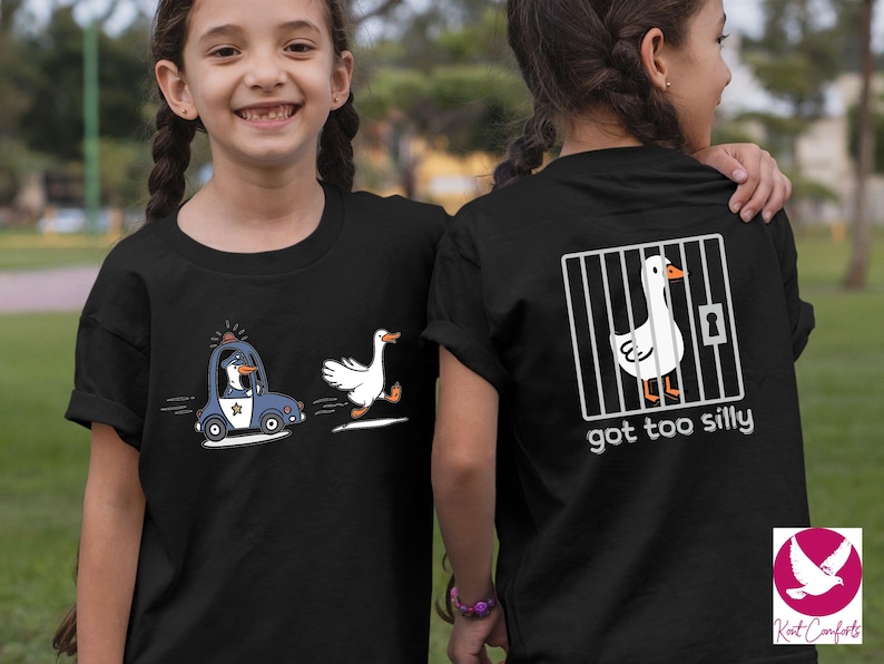 Silly Goose Kids Shirt, Kids Birthday Gift, Got Too Silly Toddler T-shirt, Funny Animal Tee, Silly Goose Kids Sweater, Cute Goose Onesie®