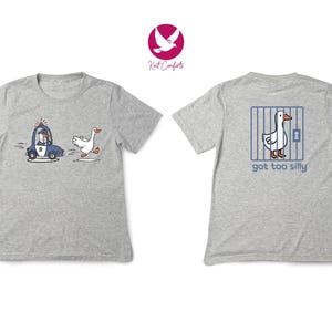 Silly Goose Kids Shirt, Kids Birthday Gift, Got Too Silly Toddler T-shirt, Funny Animal Tee, Silly Goose Kids Sweater, Cute Goose Onesie®