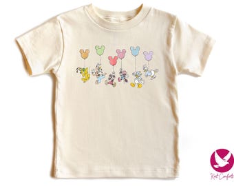 Disney Mickey Balloons Kids Shirt, Birthday Gift For Kids, Mickey Friends Toddler Tee, Disney Vacation T-shirt, Disney Trip Kids Sweatshirt