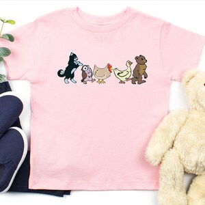Little Bear Toddler Shirt, Vintage Animal Friends Gift, 90's Cartoons T-Shirt, Animal Friends Kids Tee, Cute Animals TV Series Bodysuits, Animated TV Show Tee, Retro Animal Friends T-Shirt, Nostalgic 90's Kids Shirts, Boho Natural Baby Bodysuits