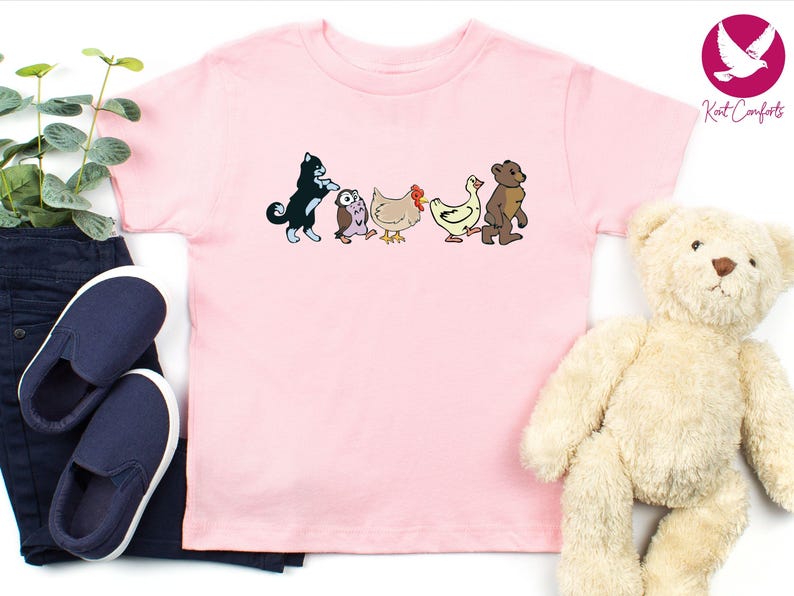 Little Bear Toddler Shirt, Vintage Animal Friends Gift, 90's Cartoons T-Shirt, Animal Friends Kids Tee, Cute Animals TV Series Bodysuits, Animated TV Show Tee, Retro Animal Friends T-Shirt, Nostalgic 90's Kids Shirts, Boho Natural Baby Bodysuits