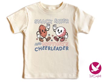 Football Cheerleader Kids Shirt, Football Lovers Gift, Football Toddler Tee