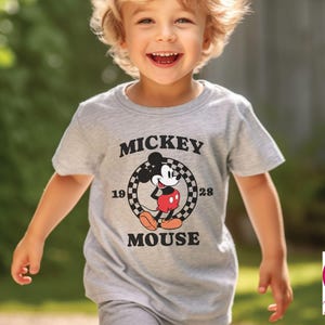 Vintage Disney Mickey Mouse Shirt, Disneyland Mickey Gift For Kids, Retro Mickey Mouse Toddler Tee, Classic Mickey Mouse 1928 Bodysuit, Disney Family Shirt, Disney Trip T-Shirt, Magic Kingdom Baby Onesie®, Disneyworld Classical Mickey Mouse Bodysuit