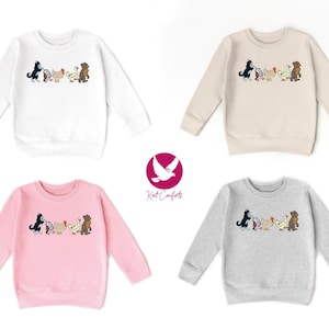 Little Bear Toddler Shirt, Vintage Animal Friends Gift, 90's Cartoons T-Shirt, Animal Friends Kids Tee, Cute Animals TV Series Bodysuits, Animated TV Show Tee, Retro Animal Friends T-Shirt, Nostalgic 90's Kids Shirts, Boho Natural Baby Bodysuits