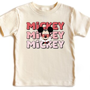 Mickey Mouse Kids Valentine Shirt, Unique Valentine Gift For Kids, Disney Mickey Valentine&#39;s Day Toddler Tee, Disneyland Valentine T-shirt