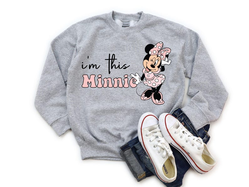 I’m This Minnie Girls Shirt, Unique Gift For Girls, Disney Minnie Birthday Party Tee, Trendy Minnie Mouse T-Shirt, Minnie Baby Girl Tee, Disney Minnie Coquette Bow Shirt, Girls Disney Trip Shirt, Vintage Girly Disney Shirt, Birthday Gifts For Girls