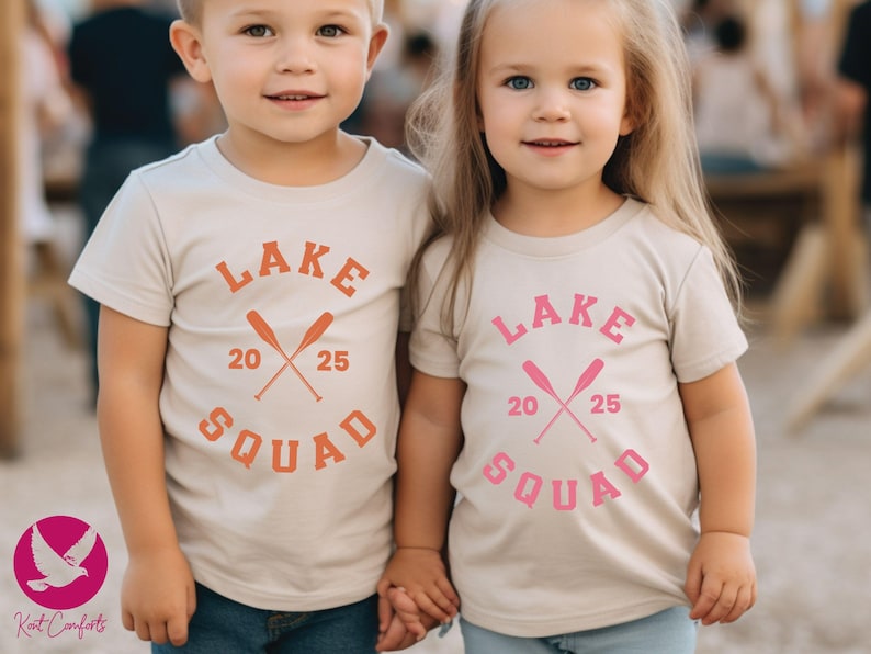Custom Lake Squad Kids Shirt, Camper Gift, Personalized Lake Squad Toddler Tee, Lake Shirt For Kids, Summer Vacation Tee, Lake Life T-shirt