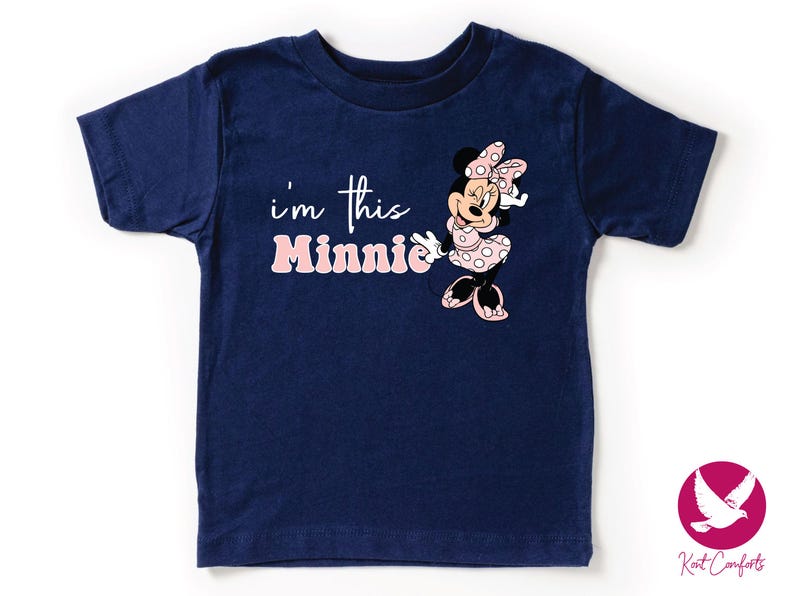 I’m This Minnie Girls Shirt, Unique Gift For Girls, Disney Minnie Birthday Party Tee, Trendy Minnie Mouse T-Shirt, Minnie Baby Girl Tee, Disney Minnie Coquette Bow Shirt, Girls Disney Trip Shirt, Vintage Girly Disney Shirt, Birthday Gifts For Girls